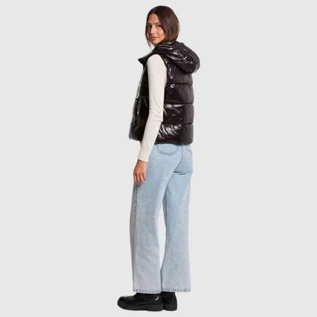 Chaleco Morgan Negro Mujer