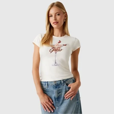 Camiseta Guess Blanca Mujer