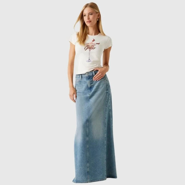 Camiseta Guess Blanca Mujer