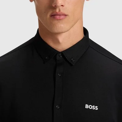 Camisa Boss Negra Hombre 2
