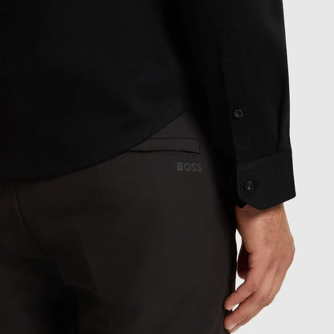 Camisa Boss Negra Hombre