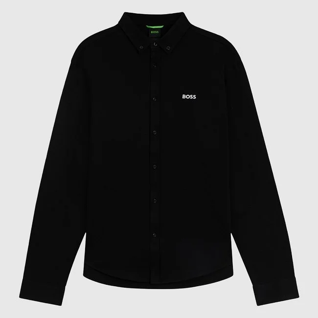 Camisa Boss Negra Hombre