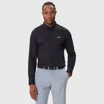 Camisa Boss Azul Marino Hombre