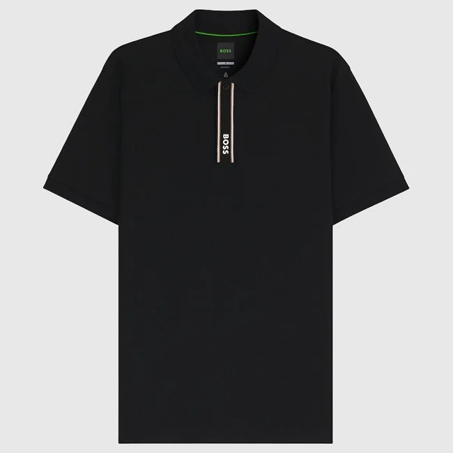Polo Boss Negro Hombre