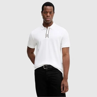 Polo Boss Blanco Hombre
