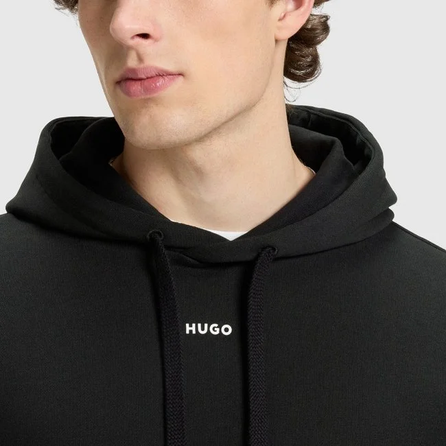 Sudadera Hugo Negra Hombre