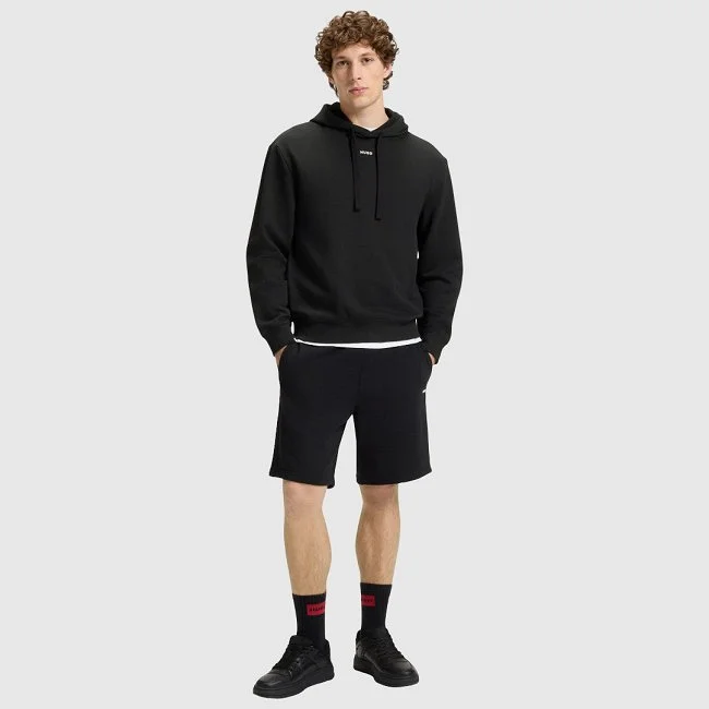 Sudadera Hugo Negra Hombre