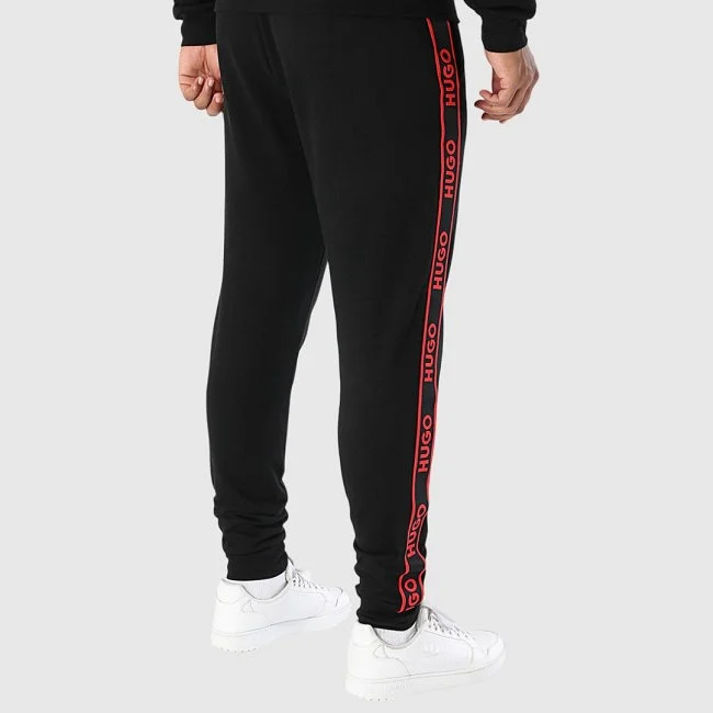 Pantalón Hugo Negro y Rojo Hombre