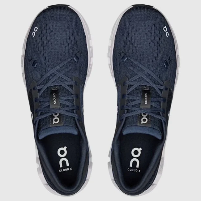Zapatillas ON CLOUD X 4 Azules Marino...