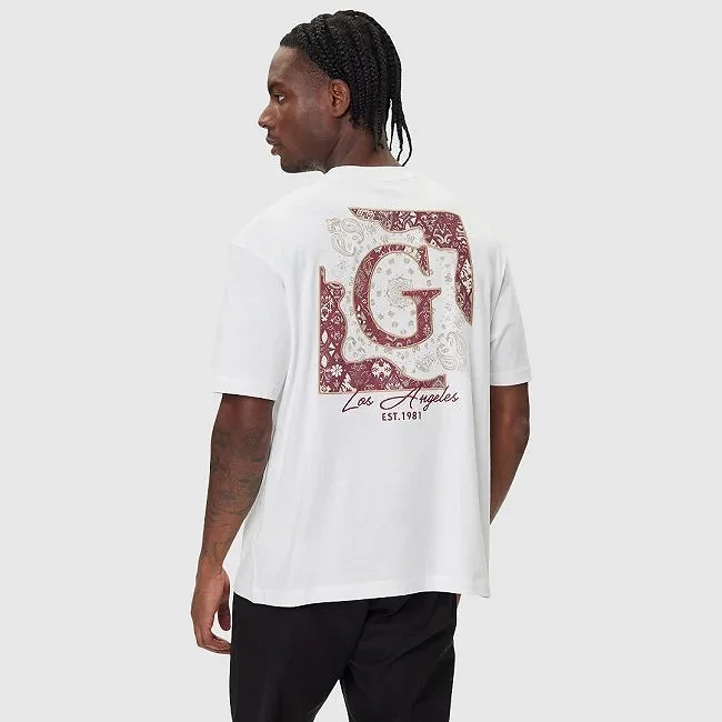 Camiseta Guess Blanca Hombre