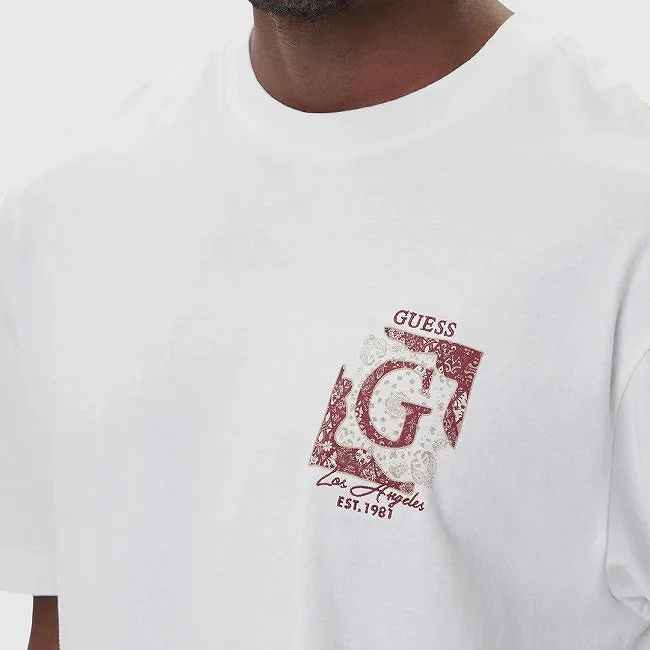 Camiseta Guess Blanca Hombre