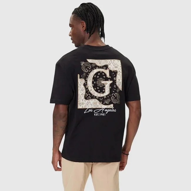 Camiseta Guess Negra Hombre