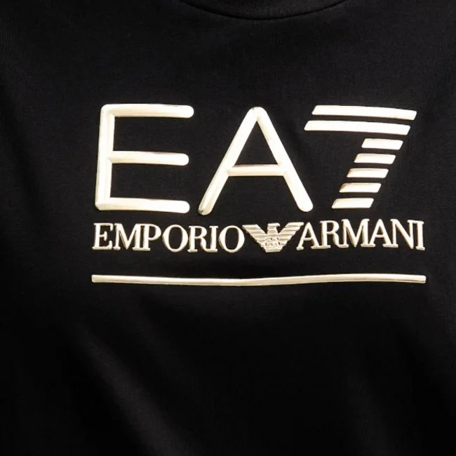 Camiseta Armani Negra Mujer