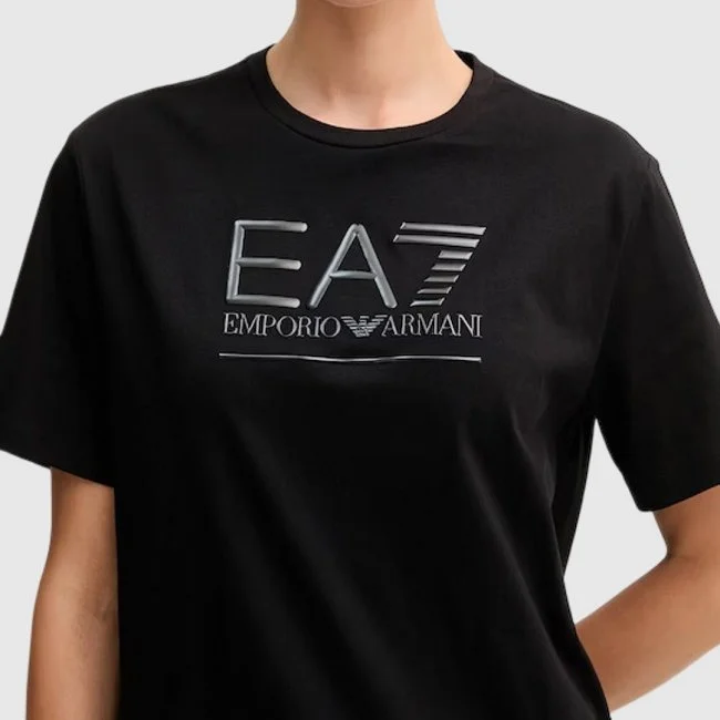Camiseta Armani Negra Mujer