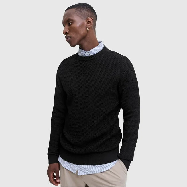 Jersey Jack & Jones Negro Hombre