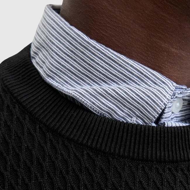 Jersey Jack & Jones Negro Hombre