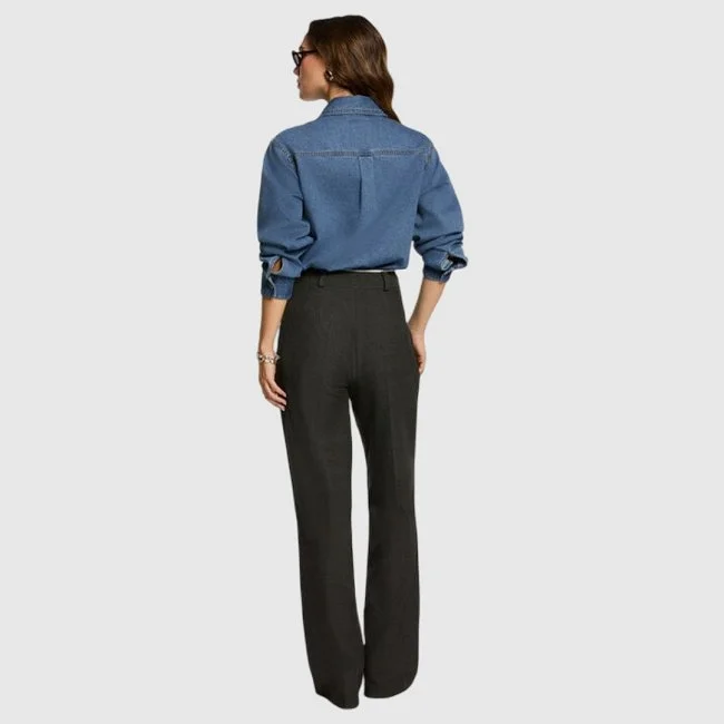 Pantalón Morgan Gris Mujer