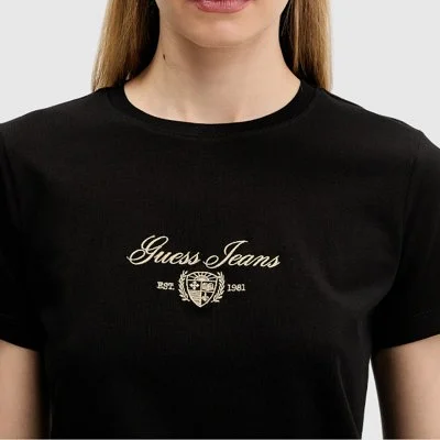 Camiseta Guess Negra Mujer 2