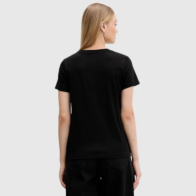 Camiseta Guess Negra Mujer Camiseta Guess Negra Mujer