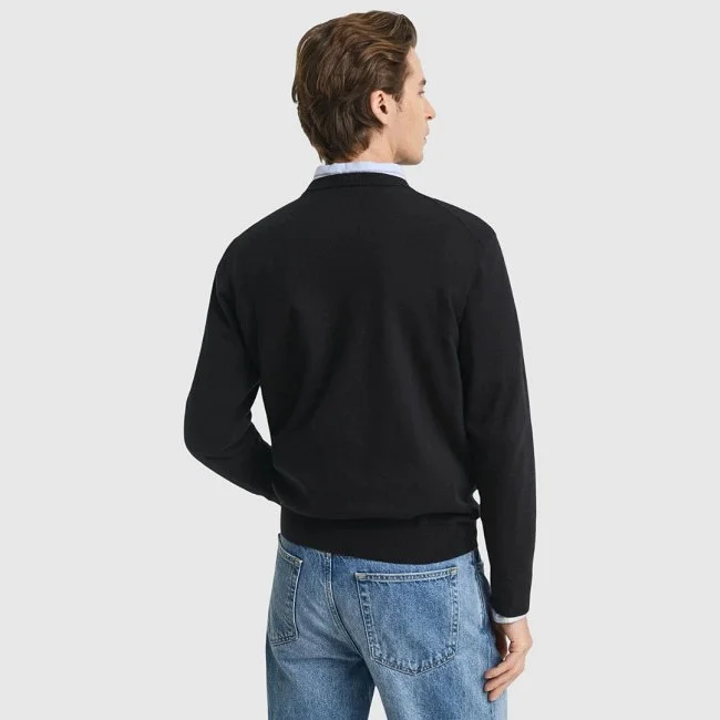 Jersey GANT Negro Hombre Jersey GANT Negro Hombre