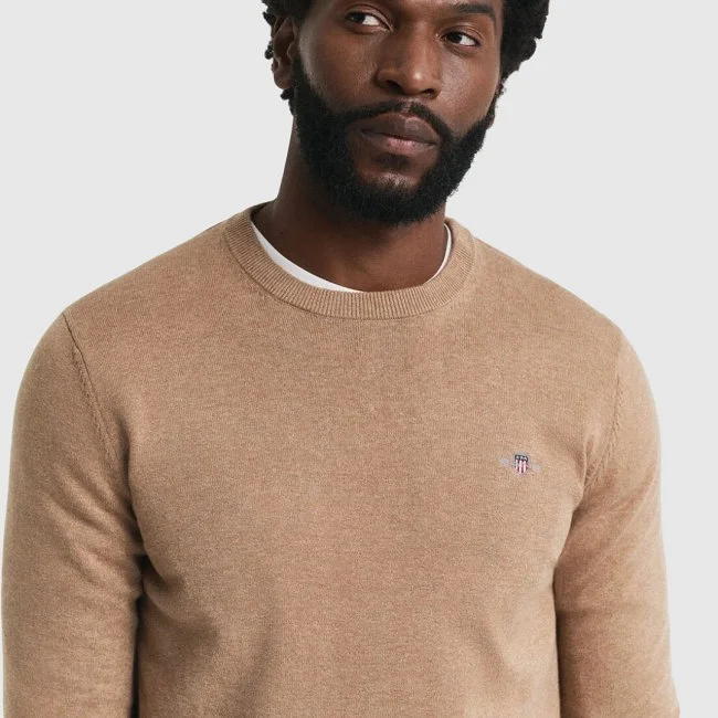 Jersey GANT Marrón Hombre Jersey GANT Marrón Hombre