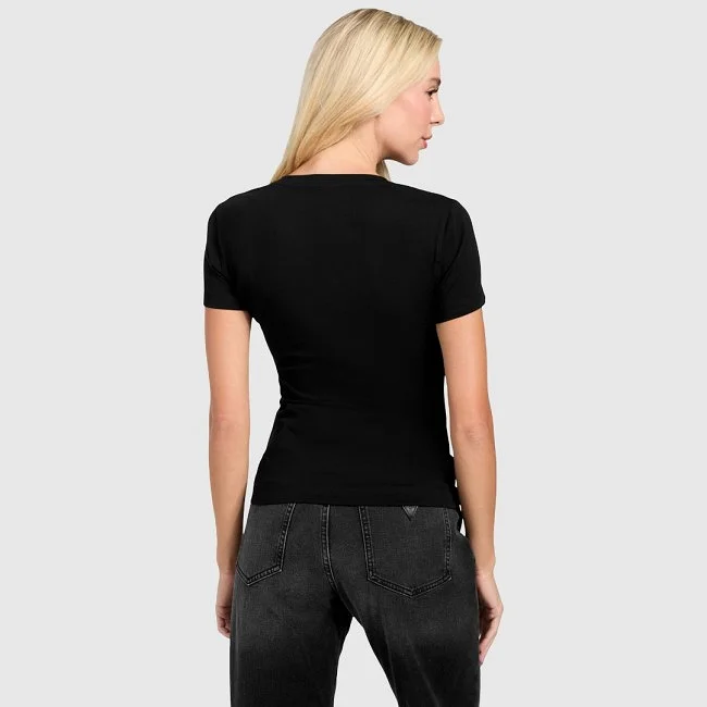 Camiseta Guess Negra Mujer
