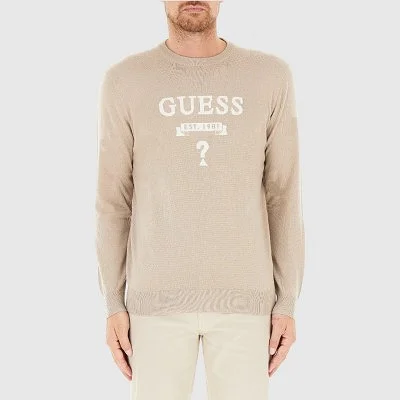Jersey Guess Beige Hombre