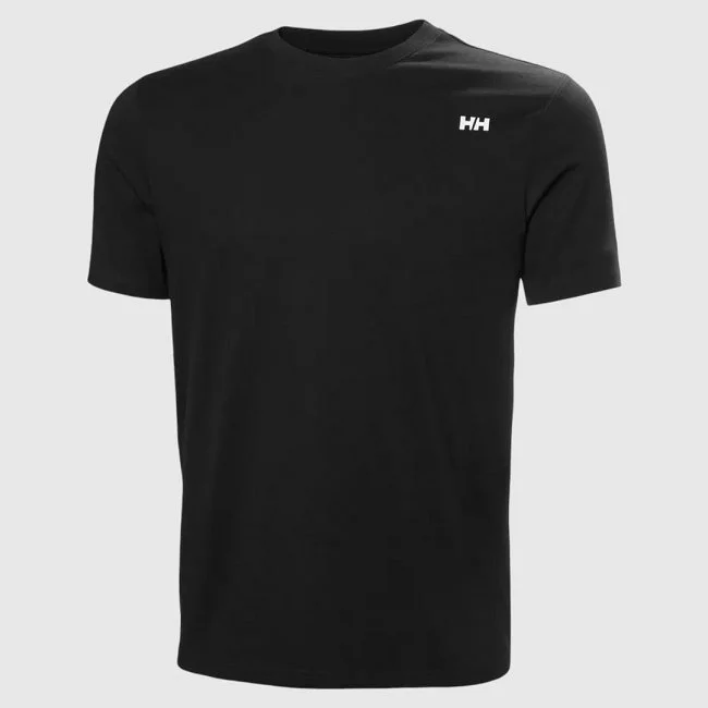 Camiseta Helly Hansen Negra Hombre Camiseta Helly Hansen Negra Hombre
