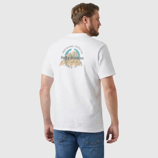 Camiseta Helly Hansen Blanca Hombre Camiseta Helly Hansen Blanca Hombre