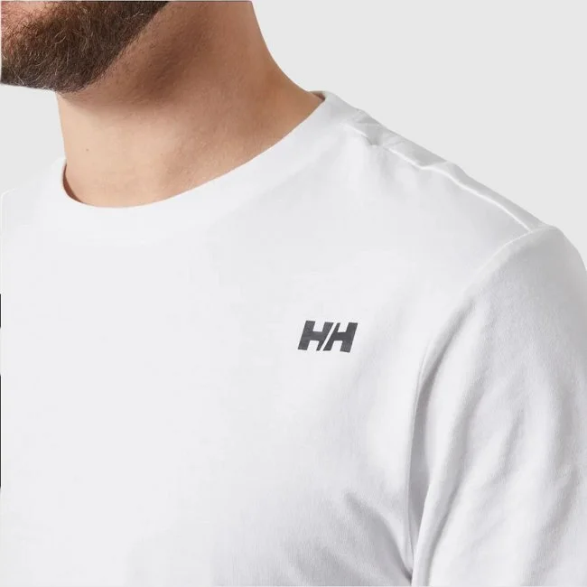 Camiseta Helly Hansen Blanca Hombre Camiseta Helly Hansen Blanca Hombre