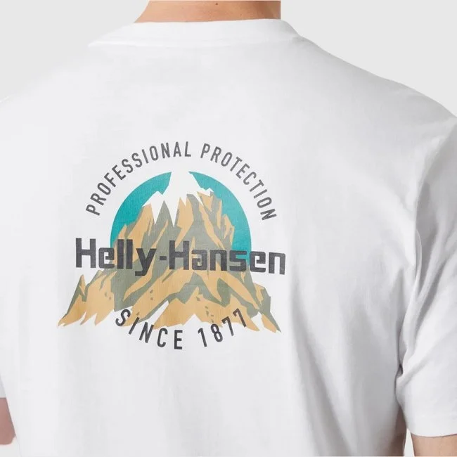 Camiseta Helly Hansen Blanca Hombre Camiseta Helly Hansen Blanca Hombre