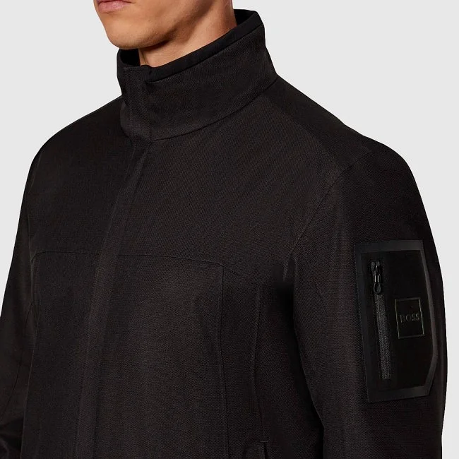 Chaqueta Boss Negra Hombre Chaqueta Boss Negra Hombre