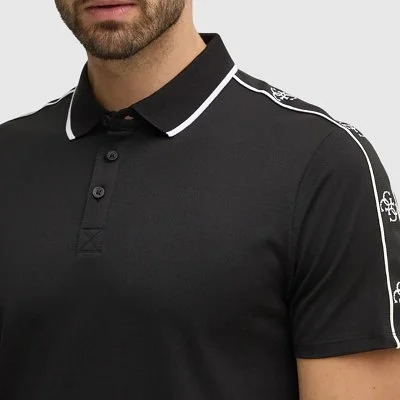 Polo Guess Negro Hombre 2