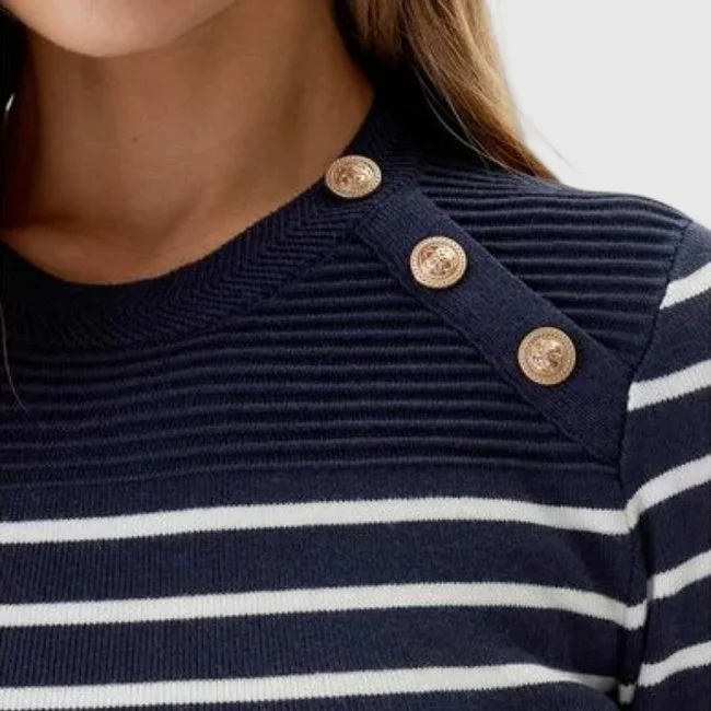 Vestido Guess Rayas Mujer Vestido Guess Rayas Mujer