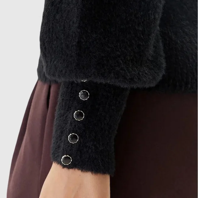 Jersey Guess Negro Mujer Jersey Guess Negro Mujer