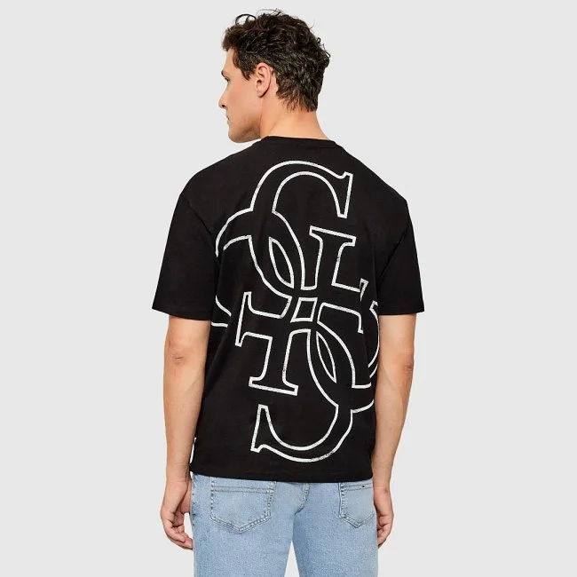 Camiseta Guess Negra Hombre Camiseta Guess Negra Hombre