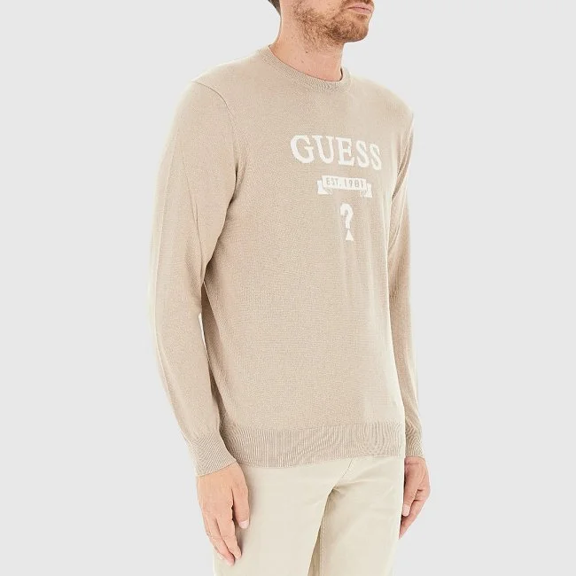 Jersey Guess Beige Hombre
