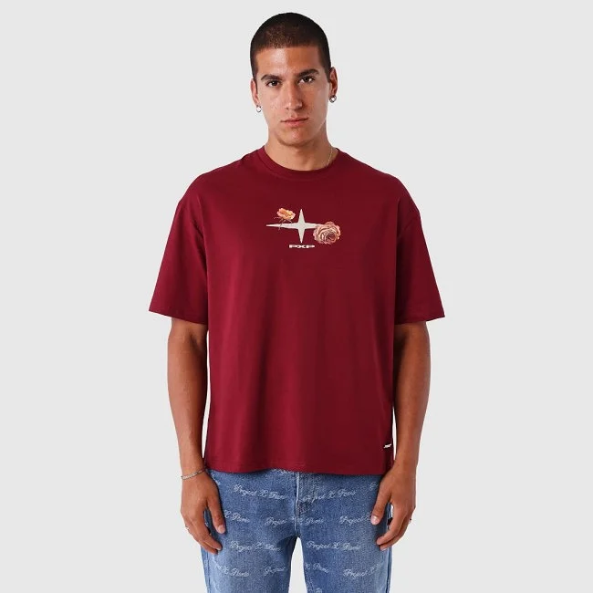 Camiseta Project x Paris Burdeos Hombre Camiseta Project x Paris Burdeos Hombre