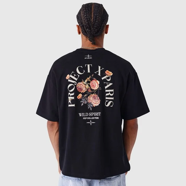 Camiseta Project x Paris Negra Hombre Camiseta Project x Paris Negra Hombre