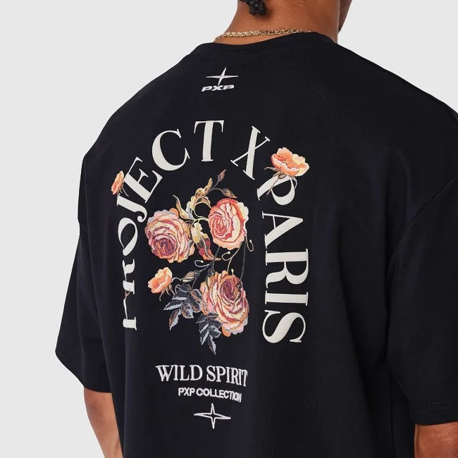 Camiseta Project x Paris Negra Hombre Camiseta Project x Paris Negra Hombre