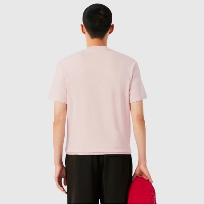 Camiseta Lacoste Rosa Hombre Camiseta Lacoste Rosa Hombre