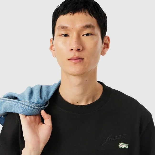 Camiseta Lacoste Negra Hombre Camiseta Lacoste Negra Hombre