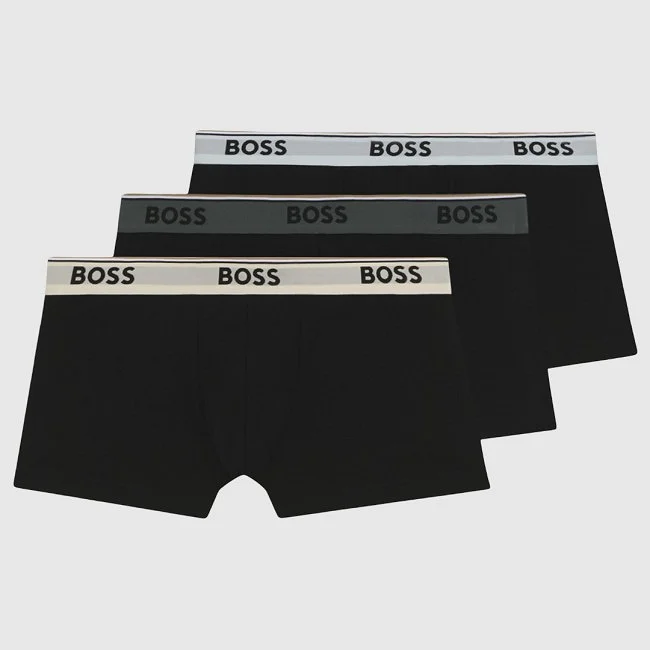 Pack de 3 Calzoncillos Boss Negros...