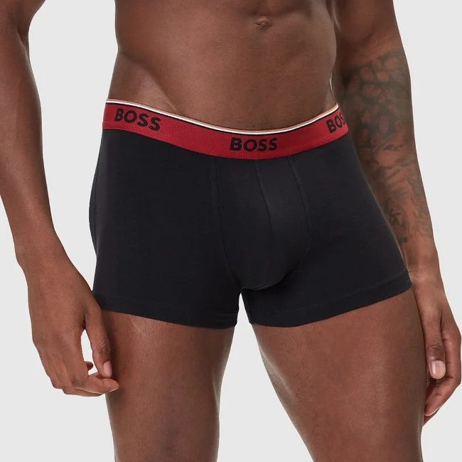 Pack de 3 Calzoncillos Boss Negros...