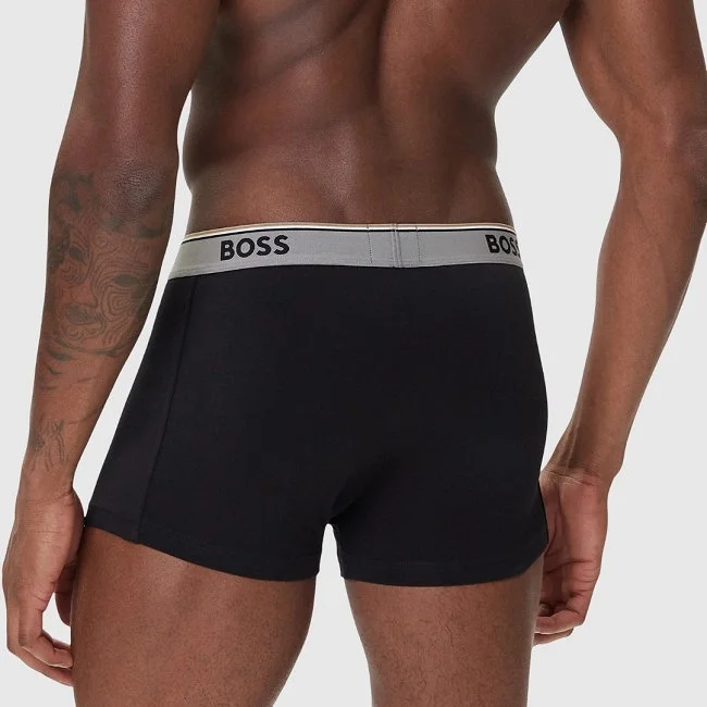 Pack de 3 Calzoncillos Boss Negros...