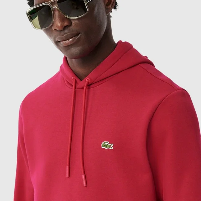 Sudadera Lacoste Fucsia Hombre