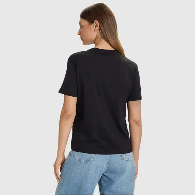 Camiseta Calvin Klein Negra Mujer