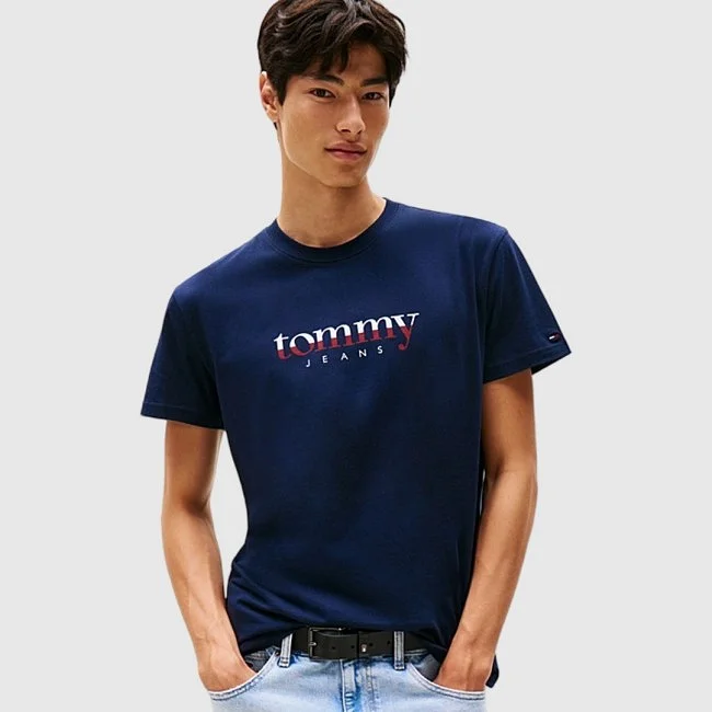 Camiseta Tommy Hilfiger Azul Marina... Camiseta Tommy Hilfiger Azul Marina...