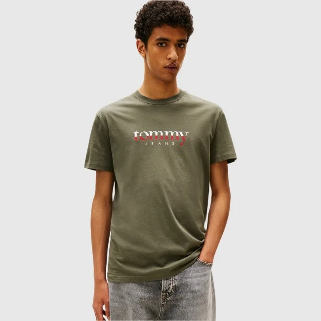 Camiseta Tommy Hilfiger Verde Hombre Camiseta Tommy Hilfiger Verde Hombre
