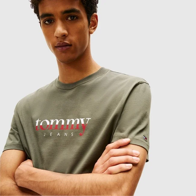 Camiseta Tommy Hilfiger Verde Hombre Camiseta Tommy Hilfiger Verde Hombre